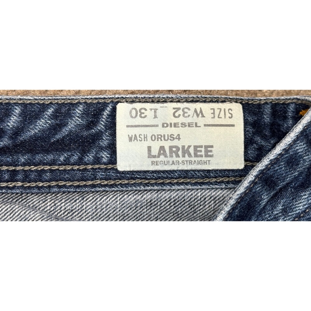 Diesel Industry Larkee‎ Vtg Men's Button Fly Denim Jeans Size 32x30 - Picture 4 of 15